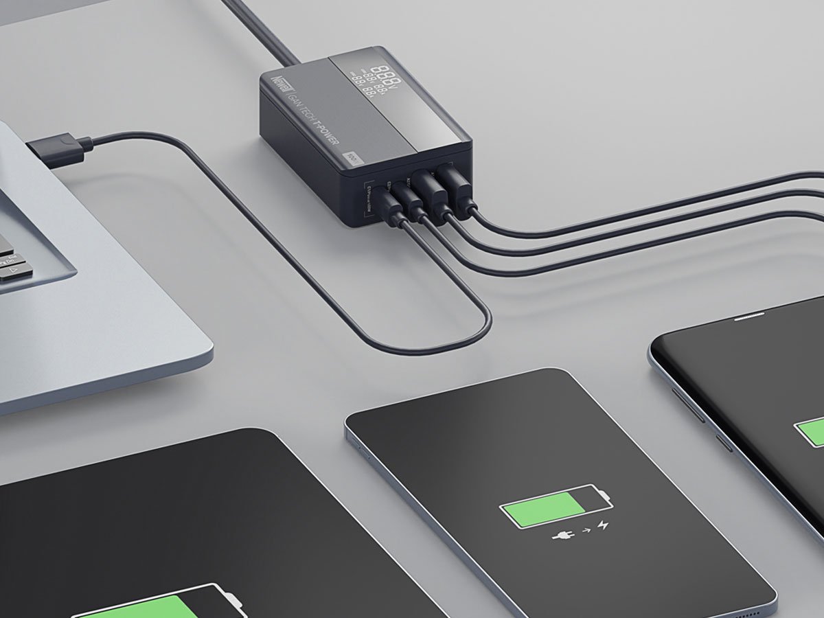 Newell Ładowarka sieciowa GaN Tech T-power 100 W wygląd