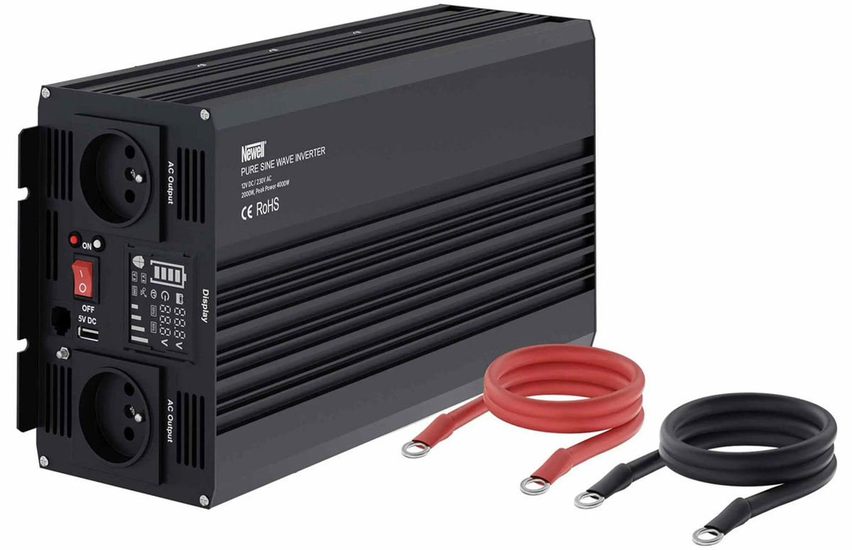 Newell Przetwornica napięcia z czystą sinusoidą 12V/230V/2000W