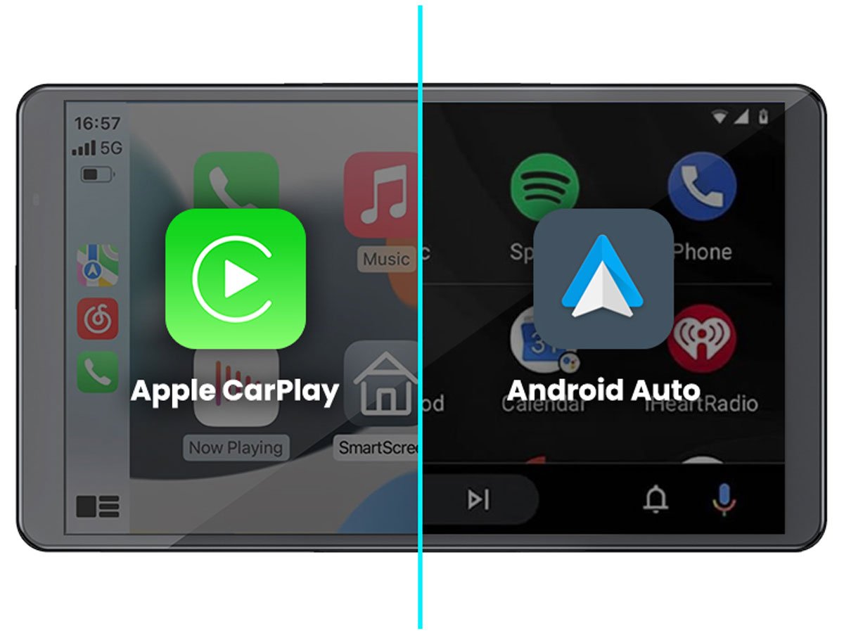 Samochodowa stacja multimedialna Nexadio CC100 - Kompatybilnośćz Apple CarPlay i Android Auto