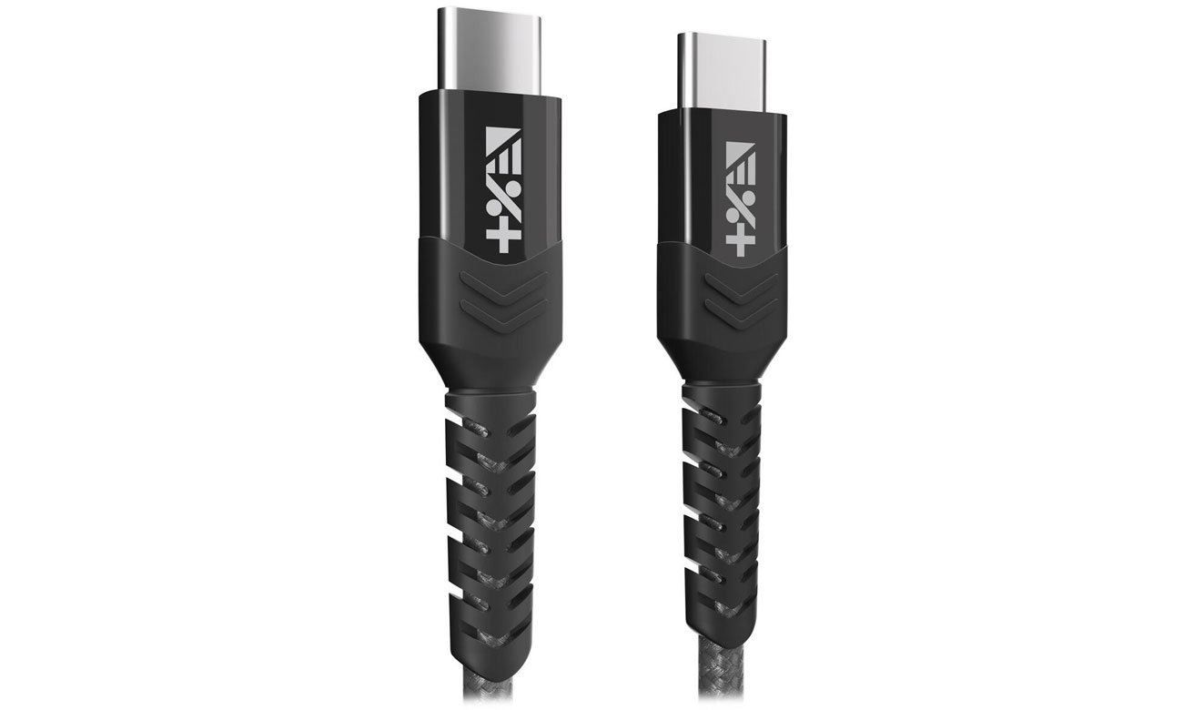 Kabel NEXT ONE Braided USB-C / USB-C 1,2 m space gray