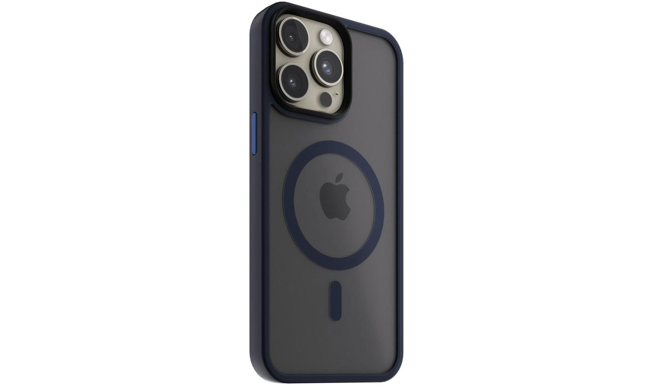 Etui NEXT ONE Mist Shield MagSafe iPhone 15 Pro midnight blue