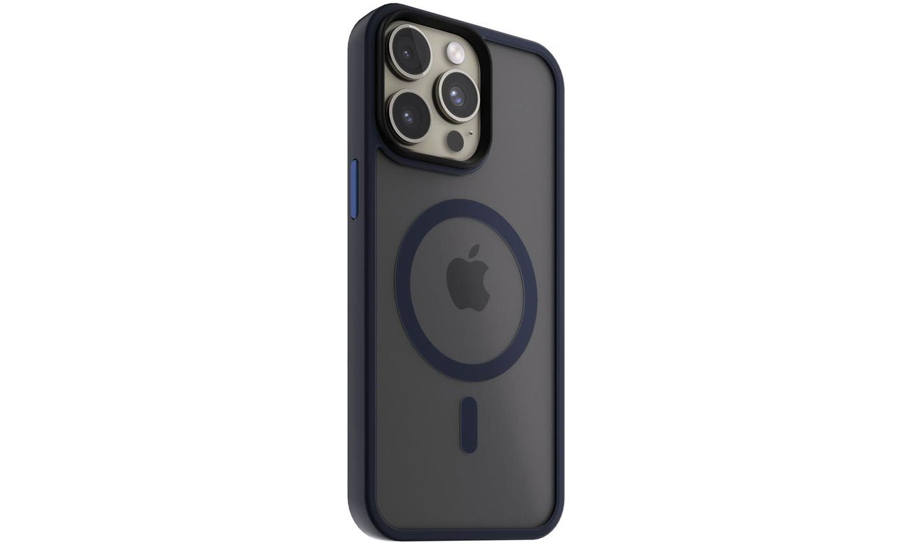 Etui NEXT ONE Mist Shield MagSafe iPhone 15 Pro Max midnight blue
