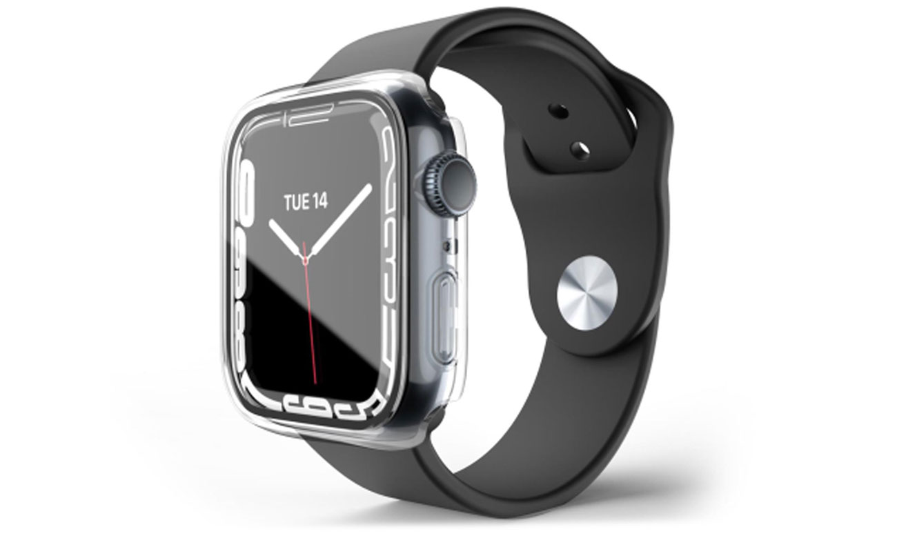 Etui ochronne NEXT ONE Shield Apple Watch 45 mm transparent