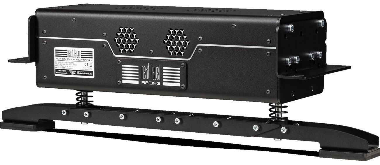 Platforma ruchu Next Level Racing Motion Plus - Widok od tyłu pod kątem