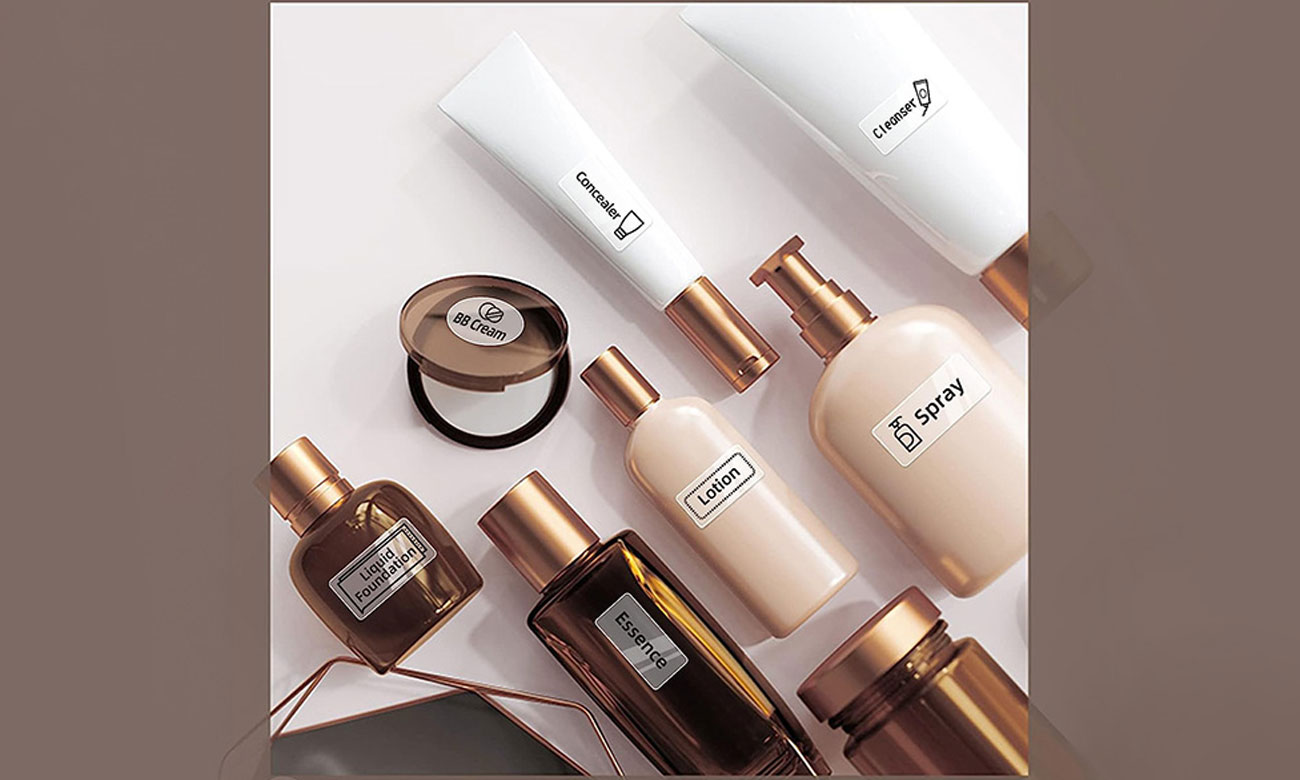 Naklejki termiczne NIIMBOT 12x24 mm 230 szt. przezroczyste