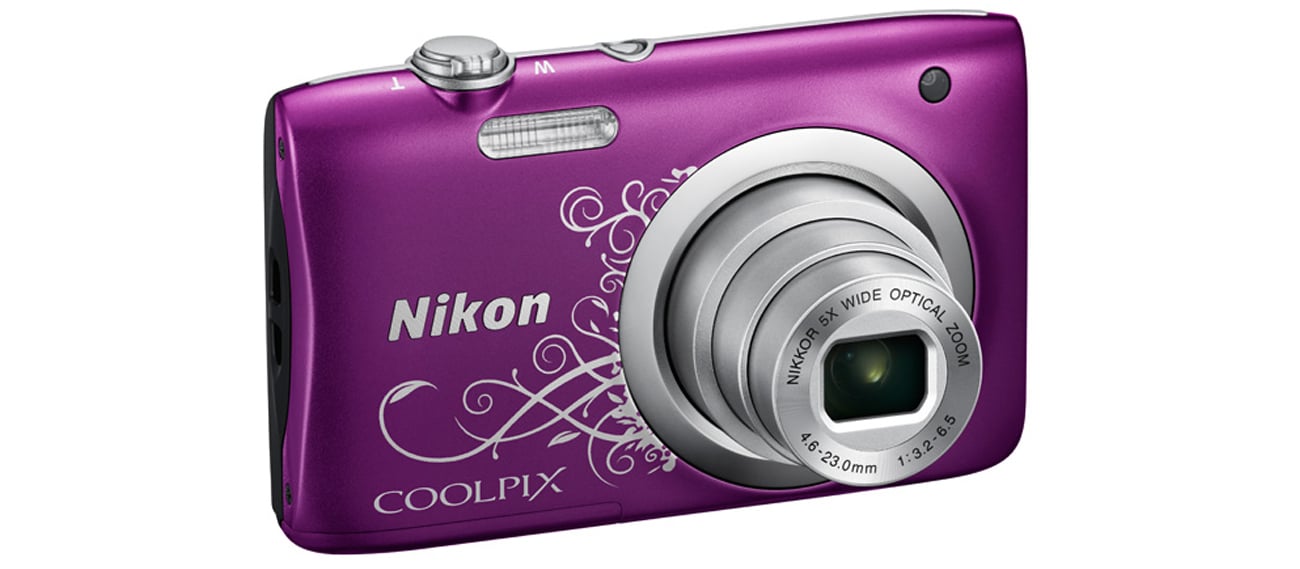 Nikon Coolpix A100 fioletowy z ornamentem
