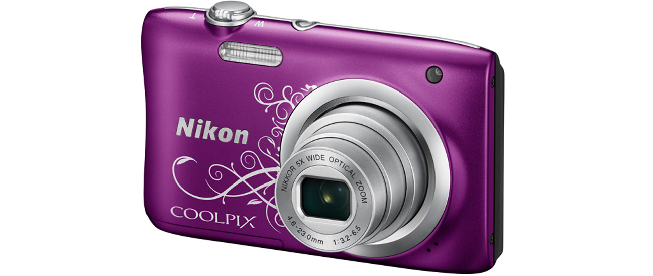 Nikon Coolpix A100 fioletowy z ornamentem