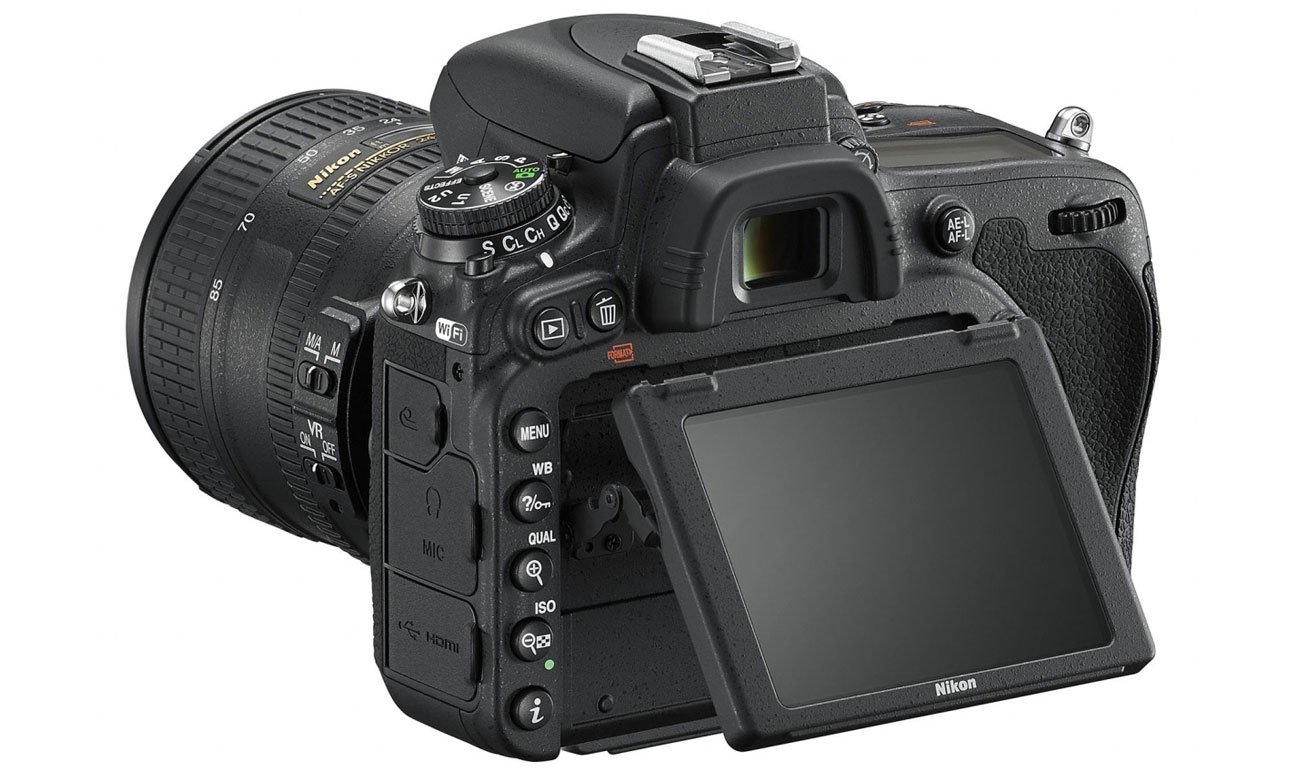 Nikon D750 body widok z boku