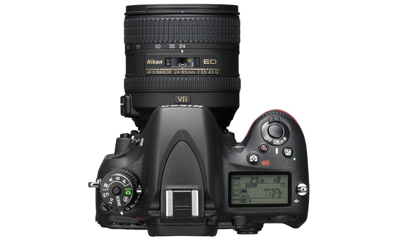 Nikon D610 czarny AF-S-24-85 Obiektyw Wyświetlacz