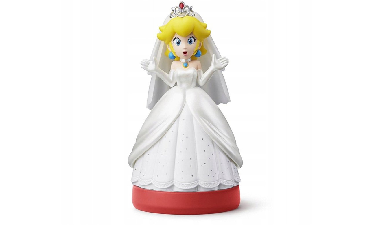 Figurka amiibo Super Mario - Wedding Peach - Widok ogólny