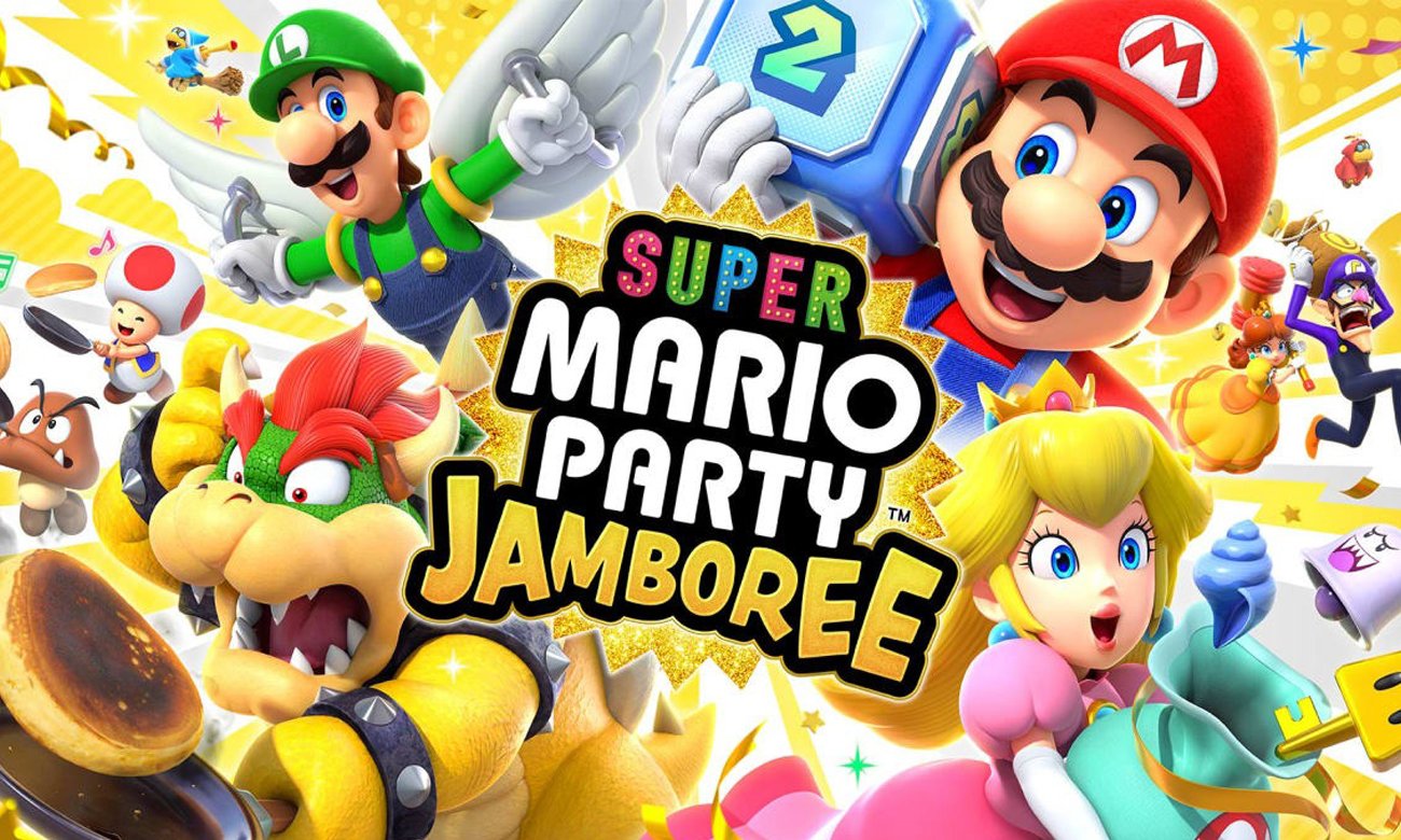 Key-Art-Grafik des Spiels Super Mario Party Jamboree