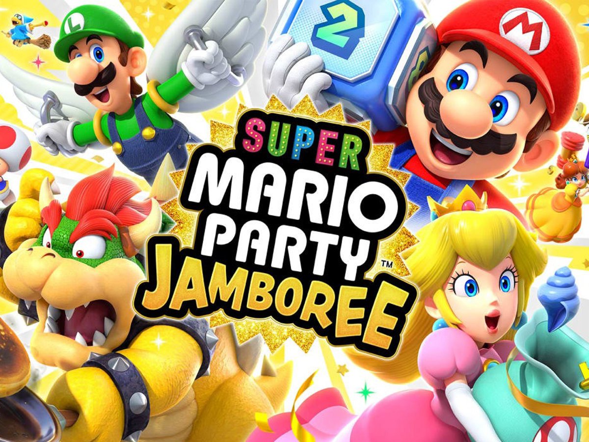 Key-Art-Grafik des Spiels Super Mario Party Jamboree