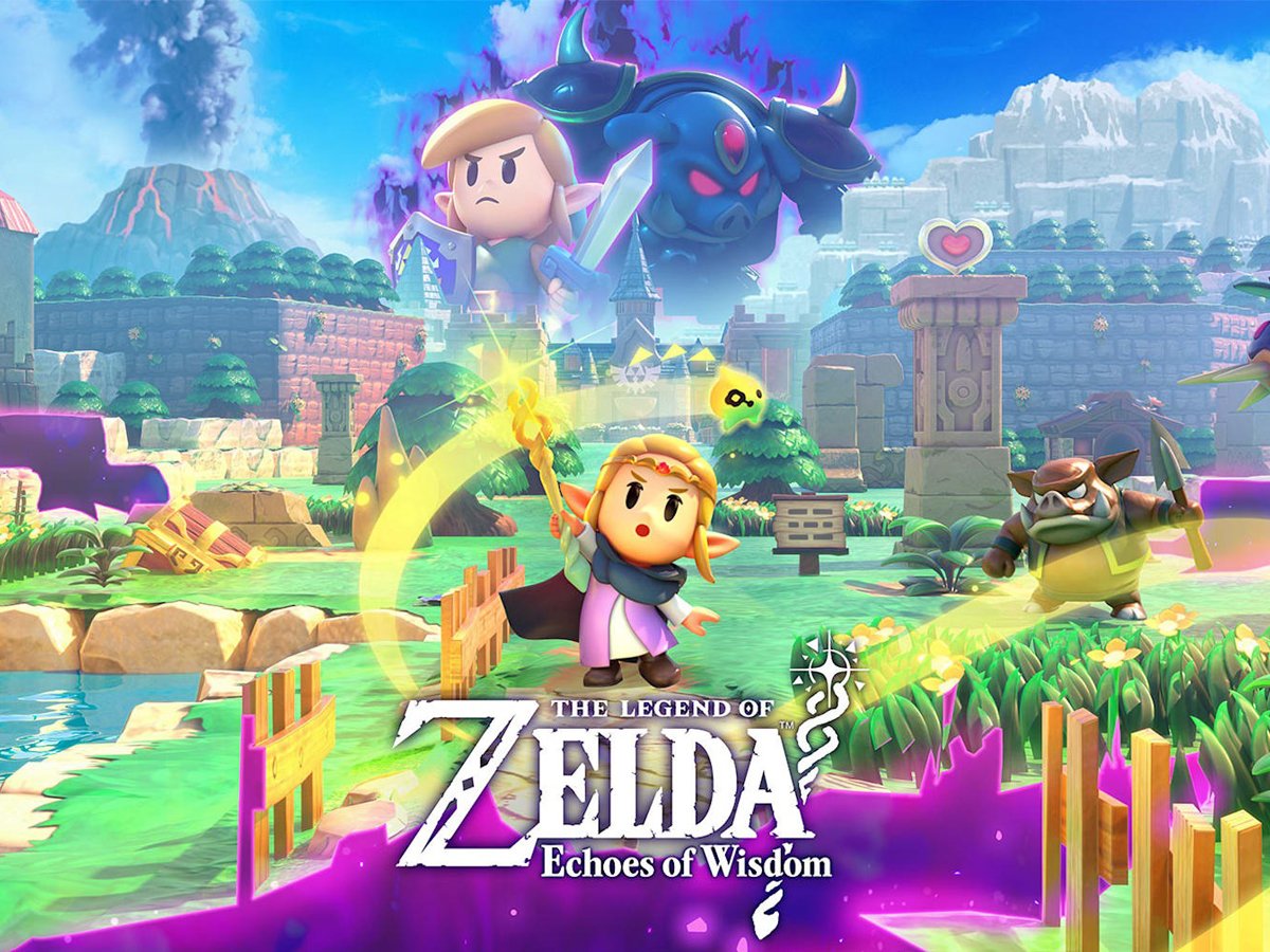 Grafik Key Art aus dem Spiel The Legend of Zelda Echoes of Wisdom