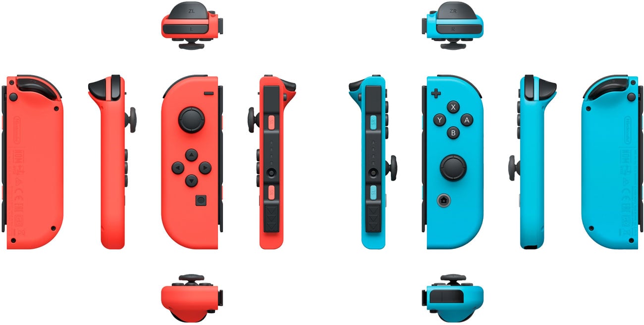 Nintendo Switch Kontrolery Joy-Con Neon Red/Neon Blue