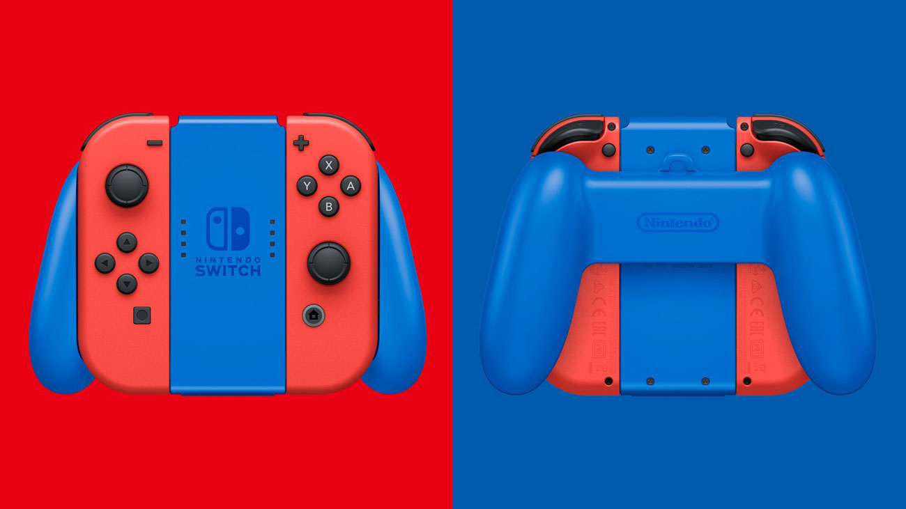 Nintendo Switch Red/Blue Mario Edition - Kontrolery