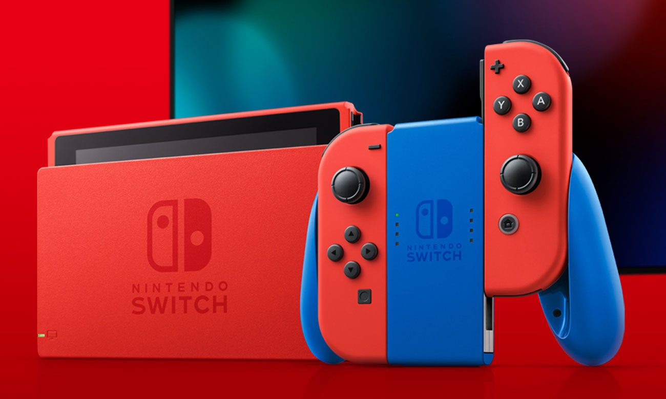Nintendo Switch Red/Blue Mario Edition - Gra na TV