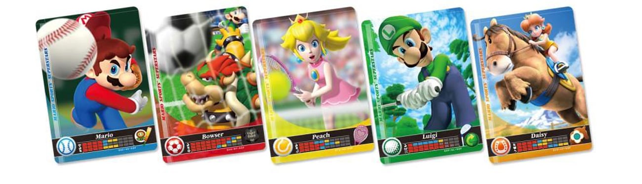 5 Kart amiibo Mario Sports Superstars