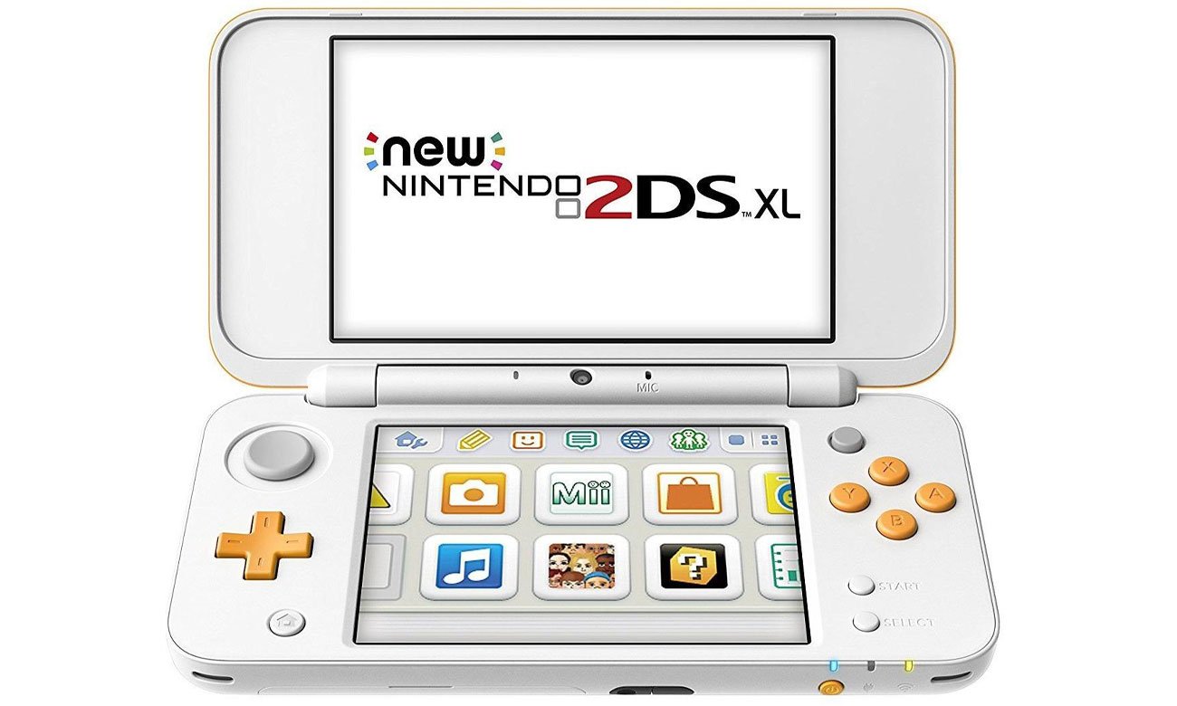 white orange 2ds xl