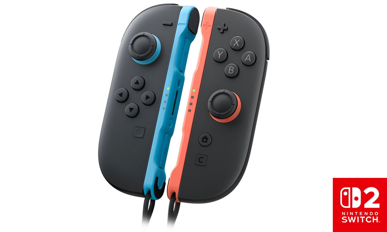 Kontrolery Joy-Con 2 Pair Light Blue/Light Red do Nintendo Switch 2 - Widok ogólny