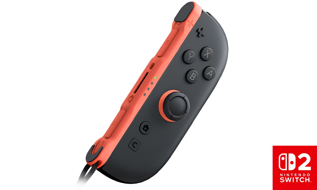 Kontroler Joy-Con 2 (prawy) Light Red do Nintendo Switch 2 - Widok ogólny