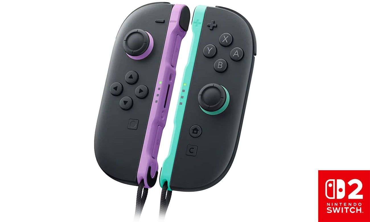 Kontrolery Joy-Con 2 Pair Light Purple/Light Green do Nintendo Switch 2 - Widok ogólny