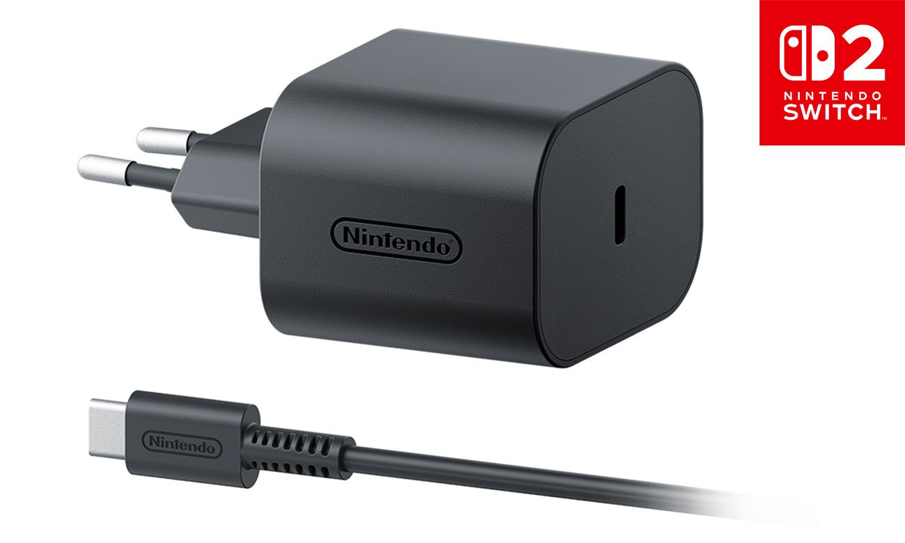 Ładowarka Nintendo Switch 2 AC Adapter - Widok ogólny