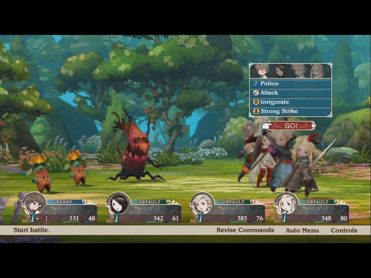 Zrzut ekranu screenshot z gry Bravely Default Flying Fairy HD Remaster