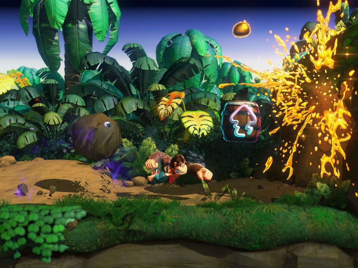 Zrzut ekranu screenshot z gry Donkey Kong Bananza
