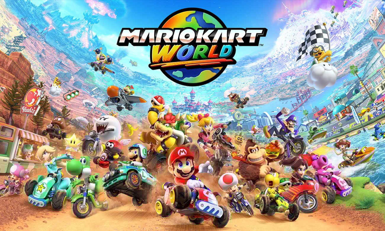 Grafika key art z gry Mario Kart World