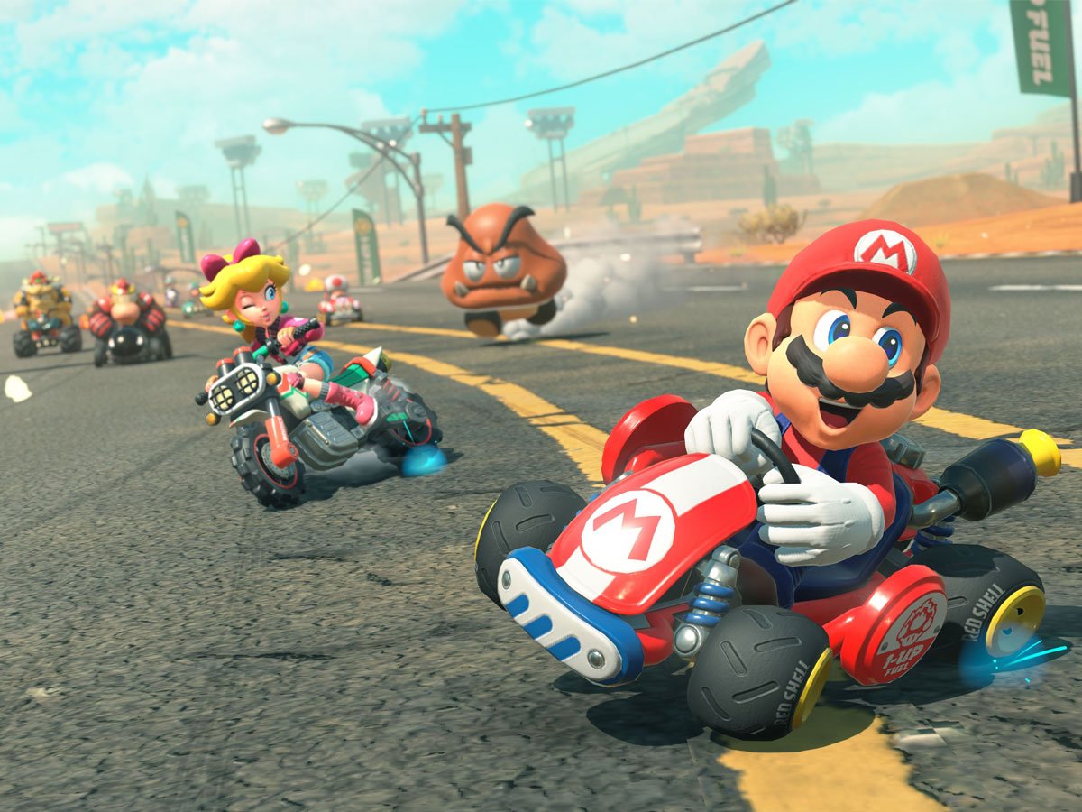 Zrzut ekranu screenshot z gry Mario Kart World