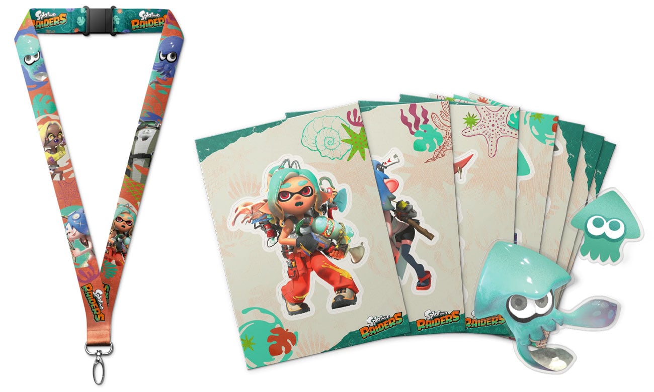 Dodatki do zamówień przedpremierowych do gry Splatoon Raiders