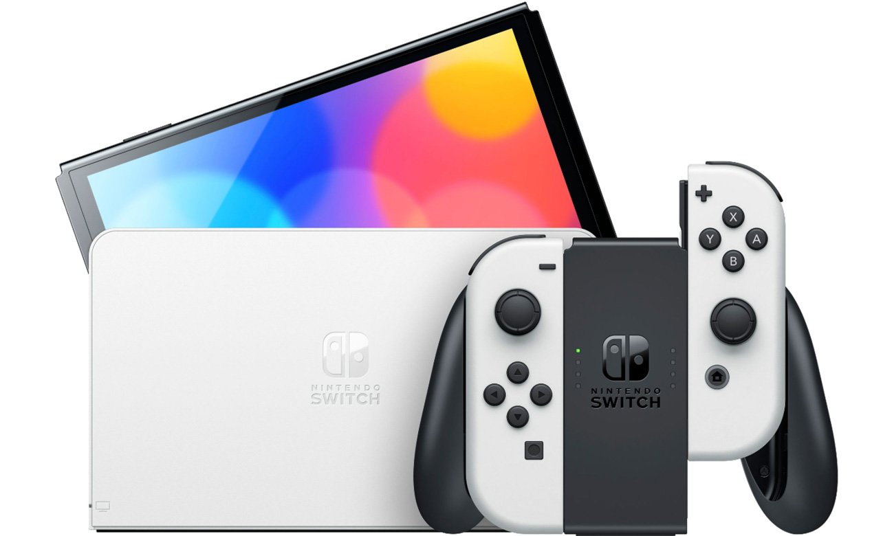 OLED-консоль Nintendo Switch - біла