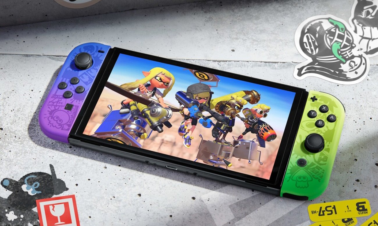 Консоль Nintendo Switch OLED - Splatoon 3 Edition - 7-дюймовий OLED-екран