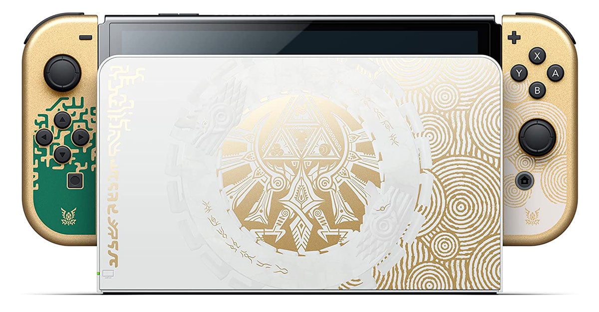 Nintendo Switch OLED Zelda TOTK Edition - Widok ogólny