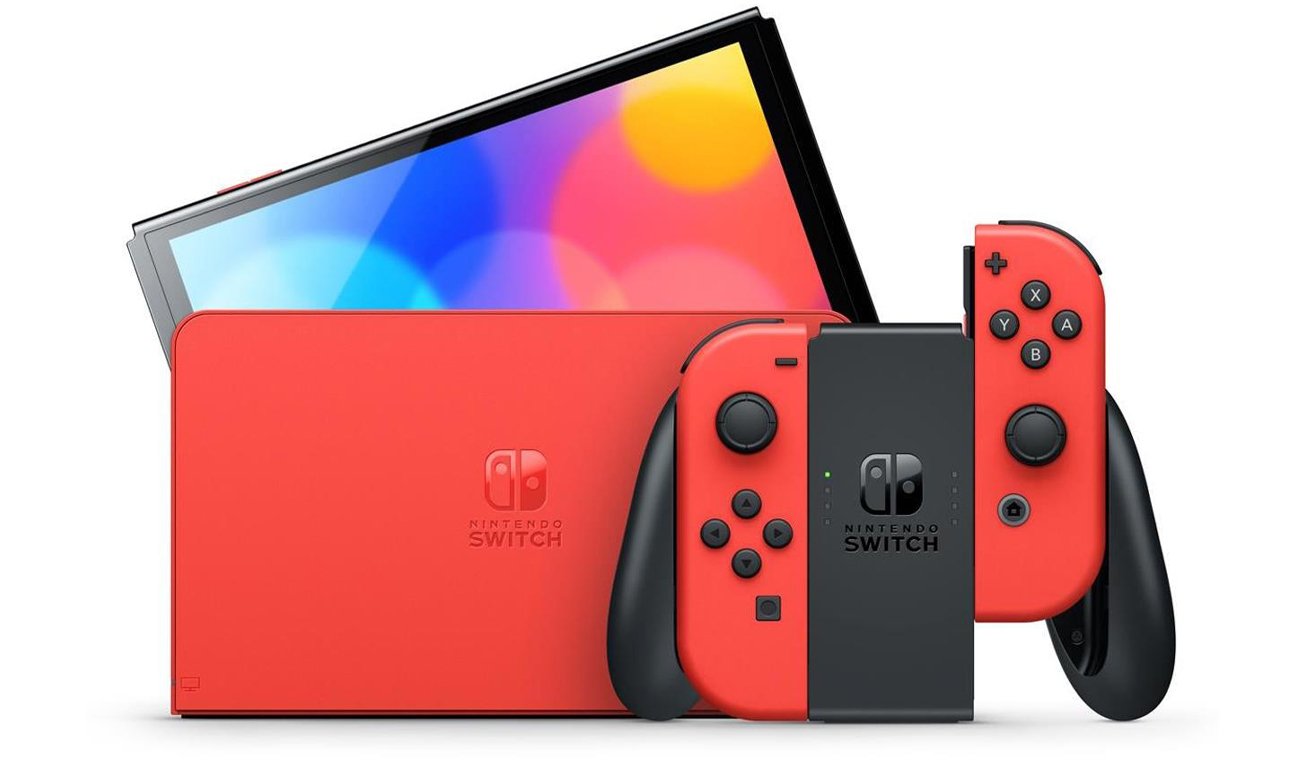 Консоль Nintendo Switch OLED - Mario Red Edition - загальний вигляд