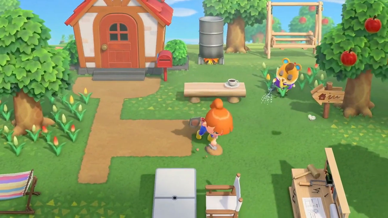 Zbieraj zasoby i twórz, co tylko zechcesz w grze Animal Crossing: New Horizons na Nintendo Switch / AC: New Horizons / Animal Crossing: NH / AC: NH / NS