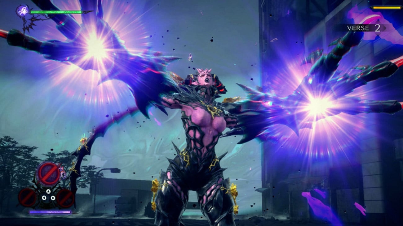 Zrzut ekranu z gry Bayonetta 3 na Nintendo Switch