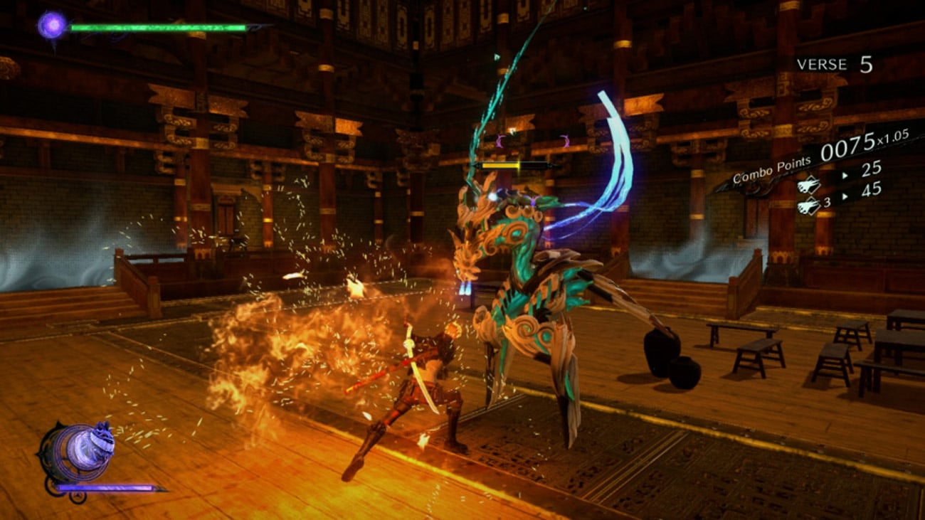 Zrzut ekranu z gry Bayonetta 3 na Nintendo Switch