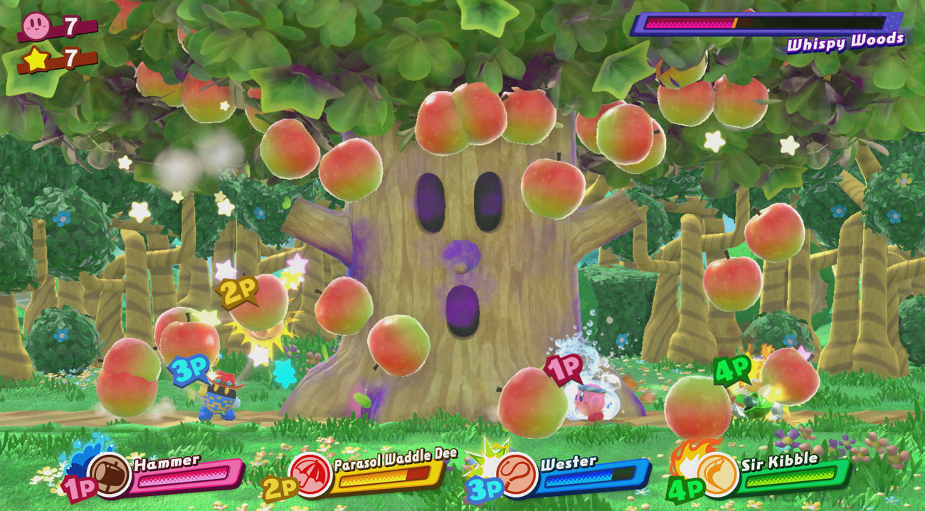 Mechanika gry Kirby Star Allies