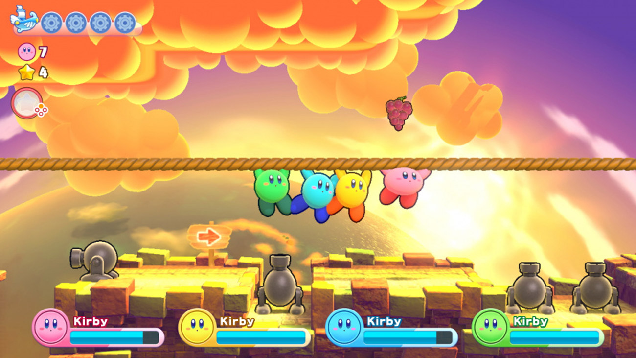 Zrzut ekranu z gry Kirby's Return to Dream Land Deluxe na Nintendo Switch