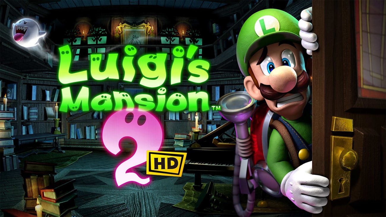 Grafik Key Art aus dem Spiel Luigi's Mansion 2 HD