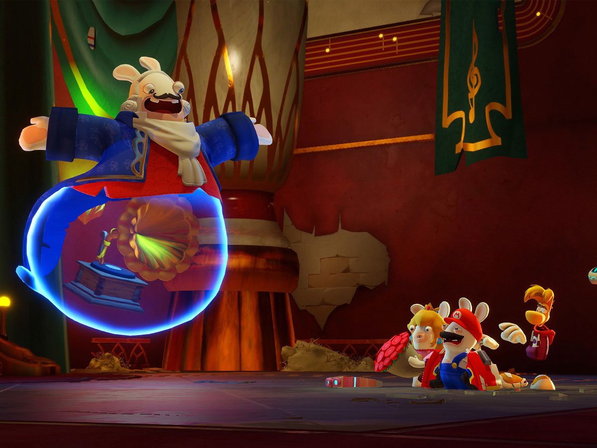 Zrzut ekranu screenshot z gry Mario + Rabbids Sparks of Hope