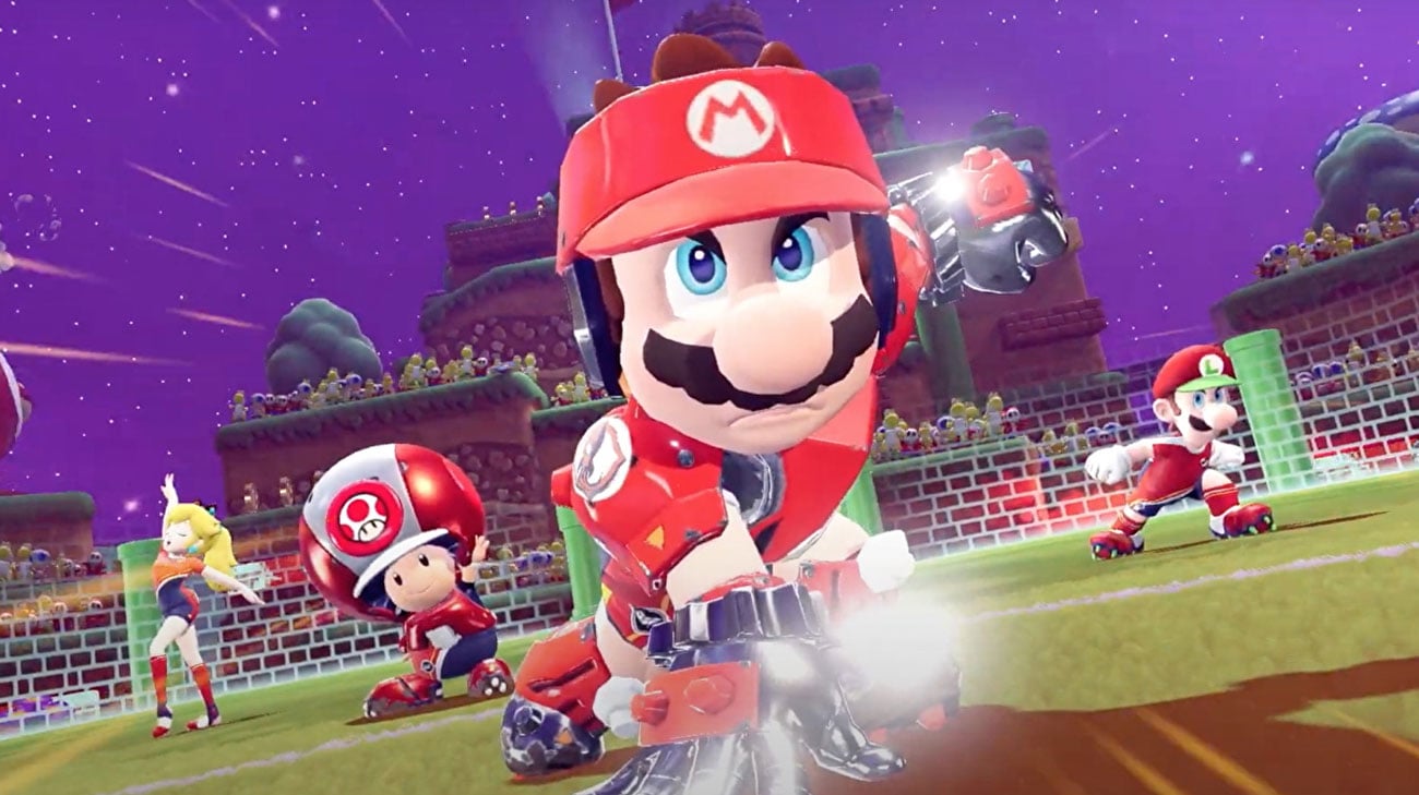 Gra Mario Strikers: Battle League Football na Nintendo Switch - Zrzut ekranu z gry