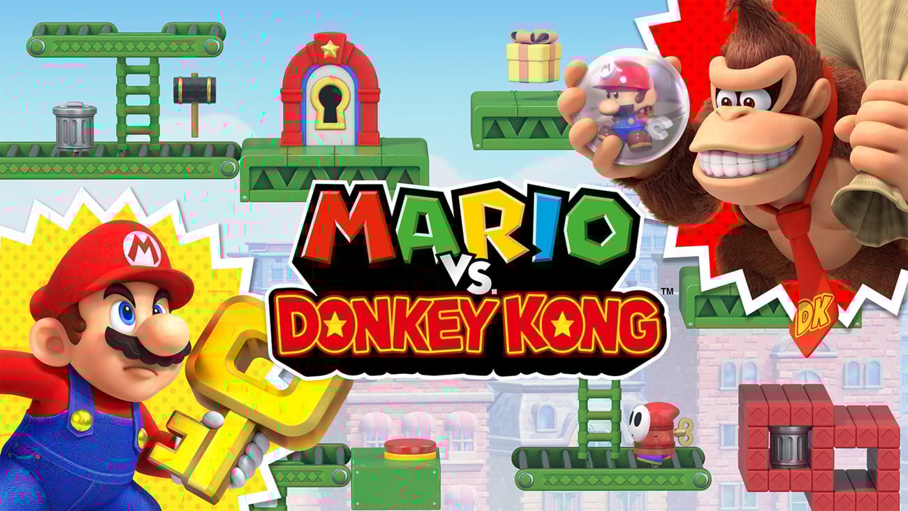 Grafika key art z gry Mario vs. Donkey Kong