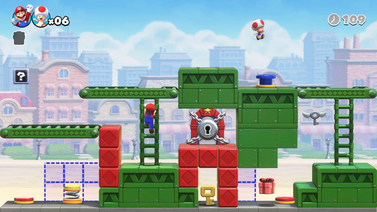 Zrzut ekranu screenshot z gry Mario vs. Donkey Kong
