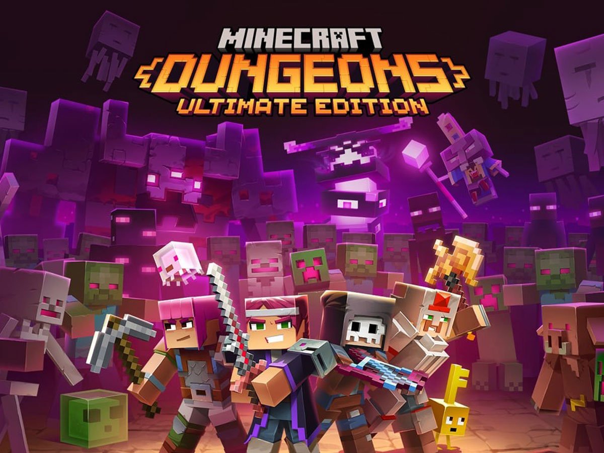 Grafika key art z gry Minecraft Dungeons Ultimate Edition