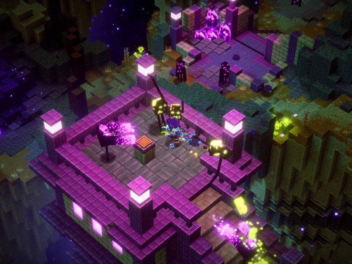 Zrzut ekranu screenshot z gry Minecraft Dungeons Ultimate Edition