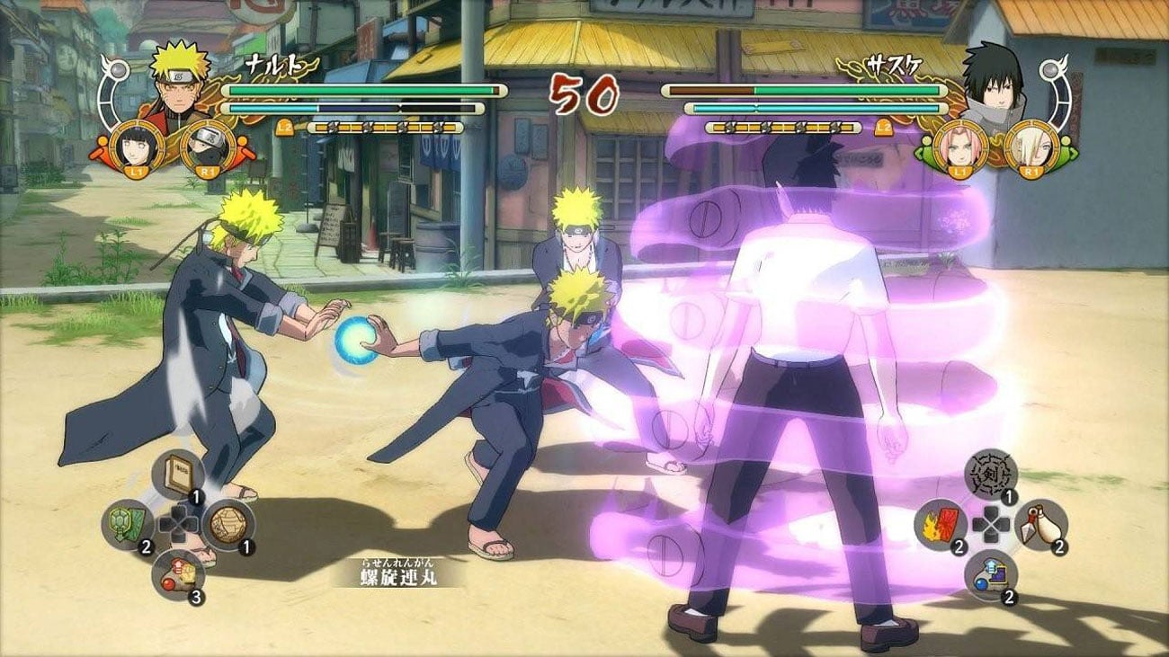 Zawartość Naruto Ultimate Ninja Storm Trilogy