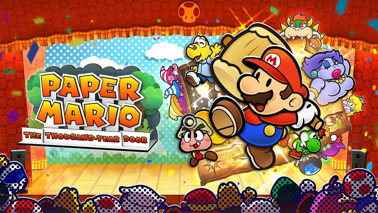 Grafika key art z gry Paper Mario: The Thousand-Year Door