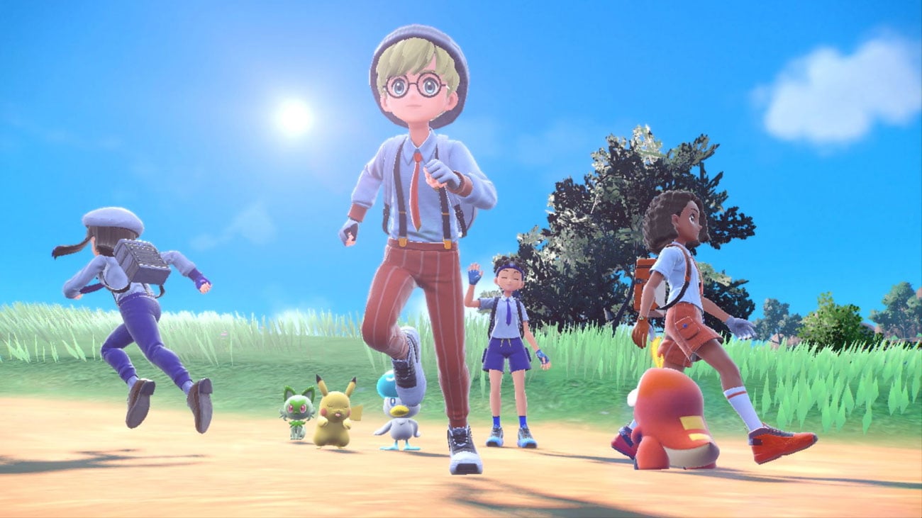 Zrzut ekranu z gry Pokémon Scarlet